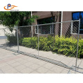 Outdoor Silver Painted Removable Concrete Temporary Fence